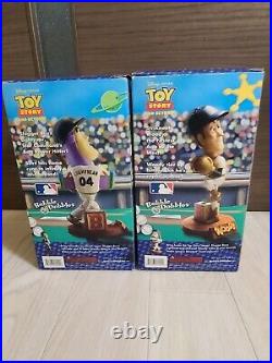 Bobblehead YANKEES Slugger Buzz Lightyear & Strikeout Woody Set MLB TOY STORY