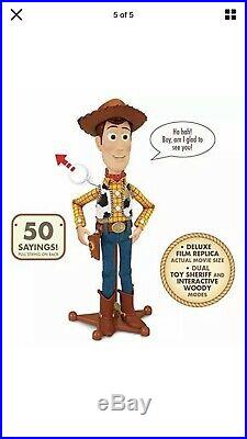 Brand New Toy Story Signature Collection Talking Woody Doll, Thinkway Toys