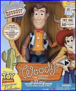 Brand New Toy Story Signature Collection Woody Doll Figure, Thinkway Toys