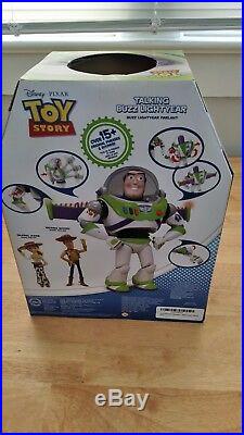 COLLECTORS (2016) Disney Toy Story Talking Dolls-Buzz Lightyear 12 + Woody 16