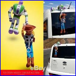 Cartoon Character Toy Story Woody Buzz Set Exterior Car Decor Accessory Doll