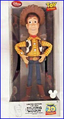 D23 2015 Disney Toy Story 20th Talking Woody Action Figure Doll LE 400 NWT