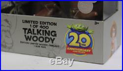 D23 Expo 2015 Toy Story WOODY 20th Anniversary Limited Edition 400 Talking Doll