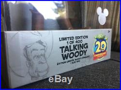D23 Expo 2015 Toy Story Woody 20th Anniversary Limited Edition 400 Talking Doll
