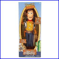 DISNEY Store TOY STORY WOODY Talking Action Figure Doll NEW