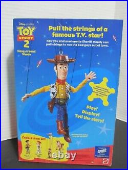 DISNEY TOY STORY 2 HANG AROUND WOODY And BULLSEYE MARIONETTE NEW IN BOX