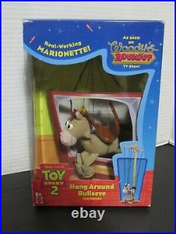 DISNEY TOY STORY 2 HANG AROUND WOODY And BULLSEYE MARIONETTE NEW IN BOX