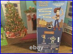 DISNEY TOY STORY NEW NIB PULL STRING OVER 30 PHRASES WOODY WithHAT TALKING DOLL