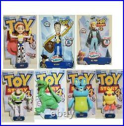 DISNEY Toy Story 4 Posable 8 BoPeep Bunny Ducky Buzz Woody Jessie Rex Set 7