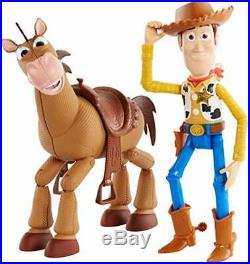 Deizuni Pixar Toy Story 4 Woody Bull Rhino Adventure Pack Figure Doll Japan