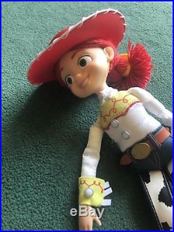 Deluxe TOY STORY Talking Dolls Woody, Bullseye and Jessie
