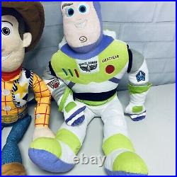 Dinsey Pixar Woody and Buzz Cuddle Pillow Buddy Pals Plush Stuffed Toys 24
