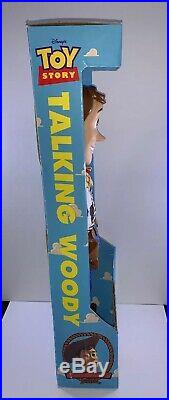 Disney 1995 Toy Story Poseable Pull String Talking Woody #62810 Factory Sealed
