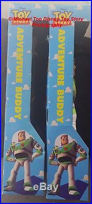 Disney 1995 Toy Story Thinkway Toys Adventure Buddy Buzz Lightyear & Woody Set