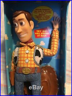 Disney 1995 Toy Story Woody Pull String Talking Doll Brand New