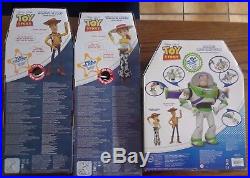 Disney 20th Anniversary Toy Story Woody Jessie Buzz 15 Talking Dolls Set NIB