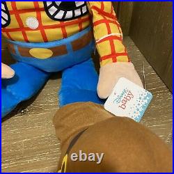 Disney Baby Jumbo Sheriff Woody Plush Pixar Toy Story 36 In Doll Stuffed Animal