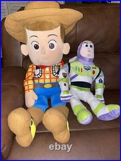 Disney Baby Large 36 Sheriff Woody Plush Pixar Toy Story Doll Jumbo, Buzz