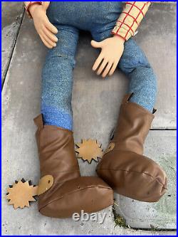 Disney Giant Woody 4ft Foot Frito Lay Promo Doll 95/96! Rare! Thinkway Toy Story