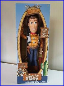 Disney New Talking Woody Sheriff Toy Story 4 Deluxe Action Figure 16 Toy Doll