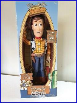 Disney New Talking Woody Sheriff Toy Story 4 Deluxe Action Figure 16 Toy Doll