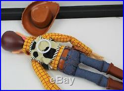Disney PIXAR 15 Pull String WOODY Doll TOY STORY with Hat