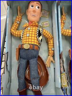 Disney Parks Collectors Talking Woody Toy Story Pull String 16 Figure Doll New