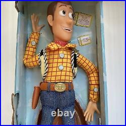 Disney Parks Collectors Talking Woody Toy Story Pull String 16 Figure Doll New