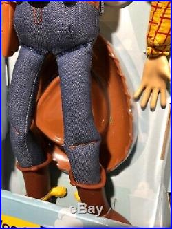 Disney Parks Pixar Toy Story Talking Sheriff Woody Doll Pull String NIB 2019