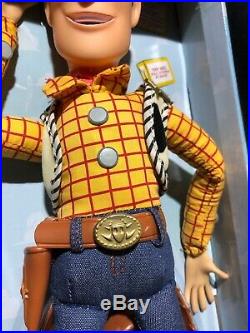 Disney Parks Pixar Toy Story Talking Sheriff Woody Doll Pull String NIB 2019