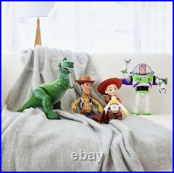 Disney Parks Talking Woody & Jessie Toy Story Pull String 16 Figure Dolls, SET