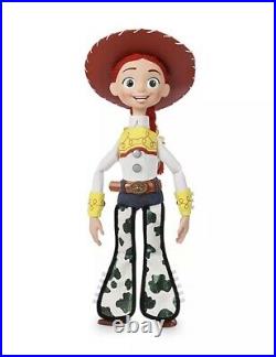 Disney Parks Talking Woody & Jessie Toy Story Pull String 16 Figure Dolls, SET