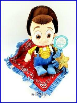Disney Parks Toy Story Disney Babies Baby Woody Plush Doll Sheriff Blanket 12