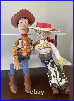 Disney/PixarToy Story Pull String Woody & Jessie Dolls withHatsBoth Working/Talk