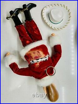 Disney Pixar 1999 Toy Story Talking Holiday Hero Woody Christmas Santa