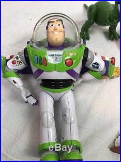 Disney Pixar Hasbro Toy Story Lot dolls Woody Jessie Buzz talking Rex Slinky