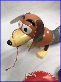 Disney Pixar Hasbro Toy Story Lot dolls Woody Jessie Buzz talking Rex Slinky