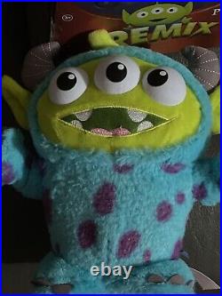 Disney Pixar Remix Alien As Nemo Mr Incredible Sully& Boo Plush Set BRAND NEW