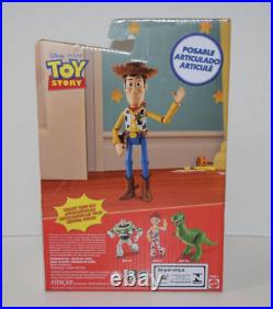 Disney Pixar Sheriff Woody 9 Doll Action Figure Toy Story W Hat 2018 FRX11, NEW
