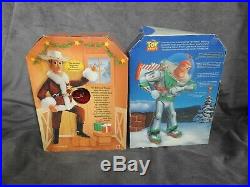Disney Pixar Talking Holiday Hero Woody & Buzz Lightyear Toy Story Xmass Nrfb
