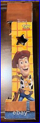 Disney-Pixar Talking Woody Doll Pull String, works NIB Disney Store Exclusive