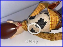 Disney Pixar Toy Story 15 Pull String Talking WOODY doll figure Thinkway Toys