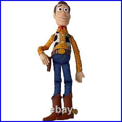 Disney Pixar Toy Story 15 Pull String Talking Woody Thinkway Working No Hat
