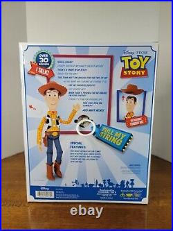 Disney Pixar Toy Story 16-Inch WOODY, pull string talking, over 30 saying? NEw