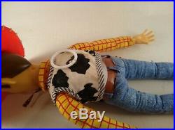 Disney Pixar Toy Story 16 Pull String Talking Woody Doll figure Thinkway Toys P