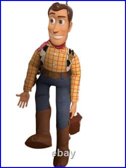 Disney Pixar Toy Story 2 WOODY Jumbo Doll big plush toy Height 120cm LTD USED