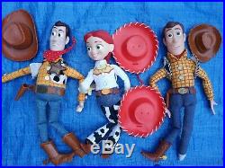 Disney Pixar Toy Story 2 Woody And Jessie dolls