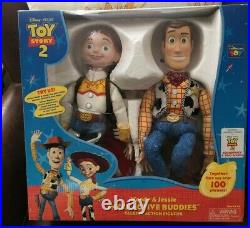 Disney Pixar Toy Story 2 Woody Jessie Interactive Buddies Talking Mint
