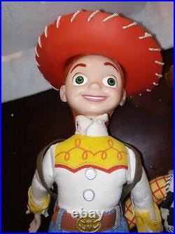 Disney/ Pixar Toy Story 2 Woody & Jessie Interactive Talking Dolls Thinkway Toys