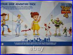 Disney / Pixar Toy Story 4 Antique Shop Adventure Pack with 8 Collectible Figures